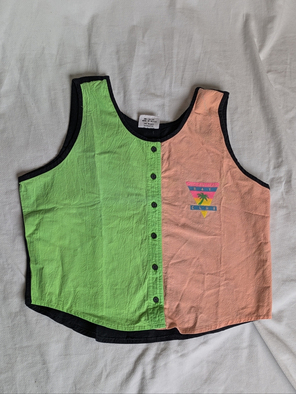 Vintage Cabo Neon Tank XXL